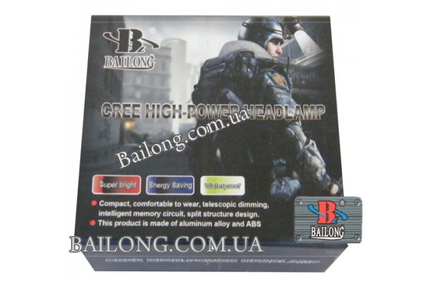 Фонарь головной аккумуляторный Bailong BL-6656 Police 3000W